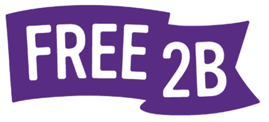 FREE 2B logo